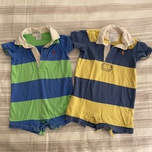 Lot of 2 Boys Ralph Lauren Rugby Outfits 6 months